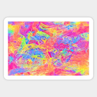 Colourful Random abstract background pattern Sticker